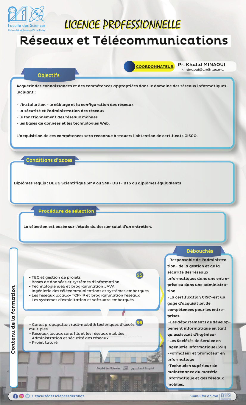 LP RESEAUX ET TELECOMMUNICATION